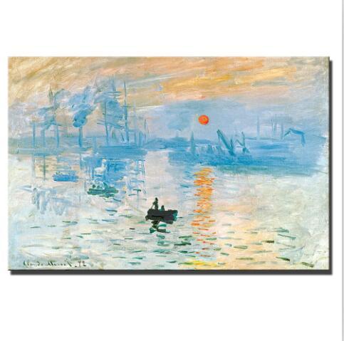 483x479 Impression Sunrise Monet Famous Paintings Reproductions Hd Print - Famous Sunrise Painting