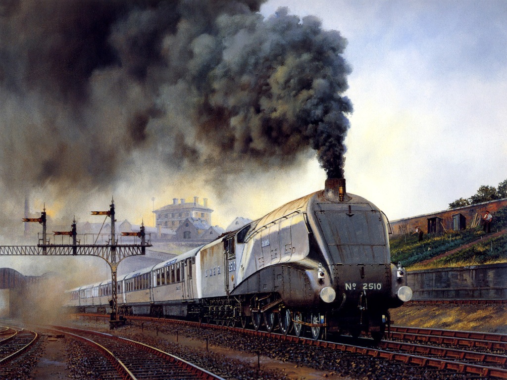 Famous Train Painting at Explore collection of