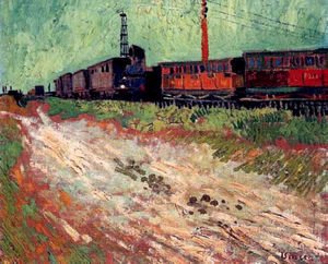 300x242 Famous Trains And Rails Paintings Amp Reproductions 1st Art Gallery - Famous Train Painting