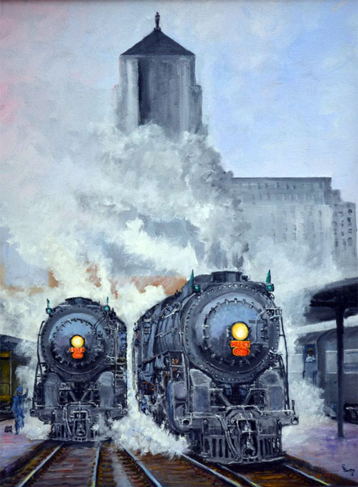 Famous Train Painting at Explore collection of