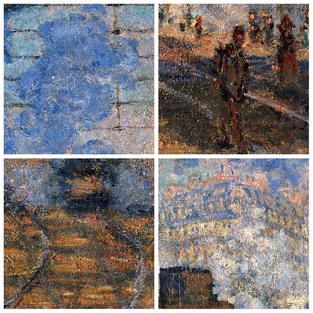 1000x1000 Claude Monet Modern Impressionist Vintage Poster Prints Famous - Famous Train Painting