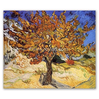 350x350 Famous Van Gogh Reproduction Painting Mulberry Tree - Famous Tree Painting