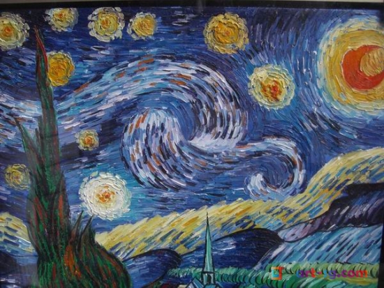 550x413 Famous Landscape Tree Van Gogh 2 [No.12 Famous Paintings] - Famous Tree Painting