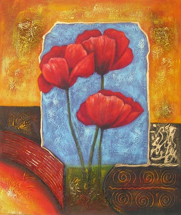 600x712 Famous Paintings Of Flowers Home Blog Flowers - Famous Tulip Painting