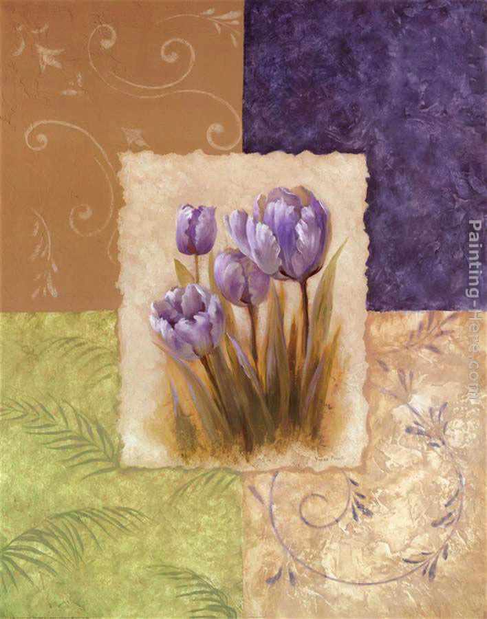 708x900 Vivian Flasch Amethyst Tulip Painting Anysize 50% Off - Famous Tulip Painting