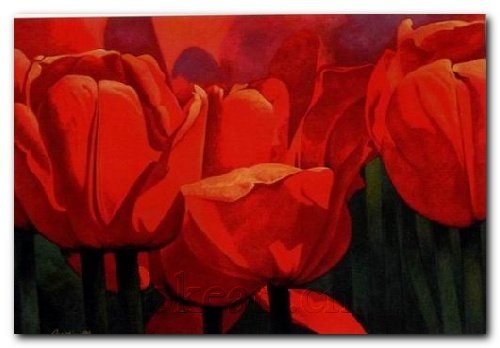 500x348 Buy Famous Artist 100% Handmade Hand Painted - Famous Tulip Painting