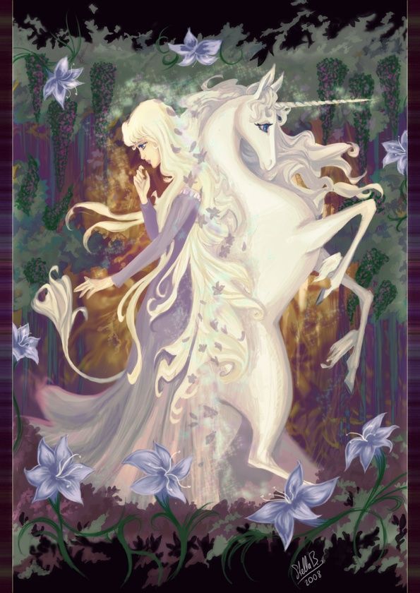 595x840 The Last Unicorn Wild Magic Unicorns - Famous Unicorn Painting