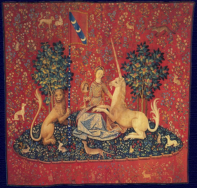 640x612 Unicorn Tapestries - Famous Unicorn Painting