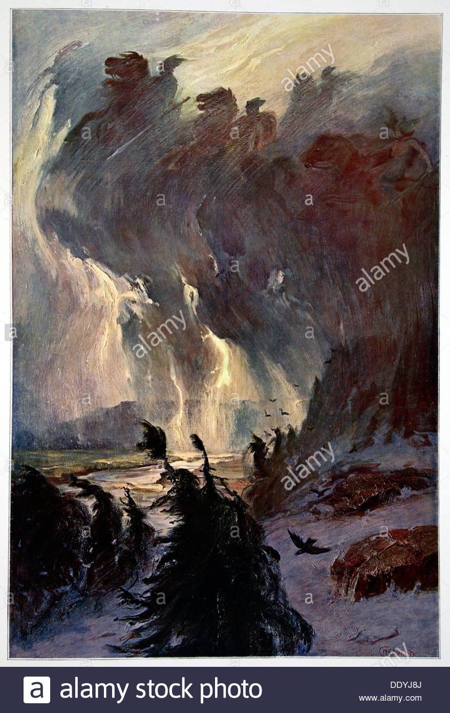 879x1390 Ride Of The Valkyries Stock Photos Amp Ride Of The Valkyries Stock - Famous Valkyrie Painting