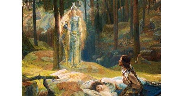 600x315 The Bold And Beautiful Valkyries And Their Mortal Lovers Ancient - Famous Valkyrie Painting