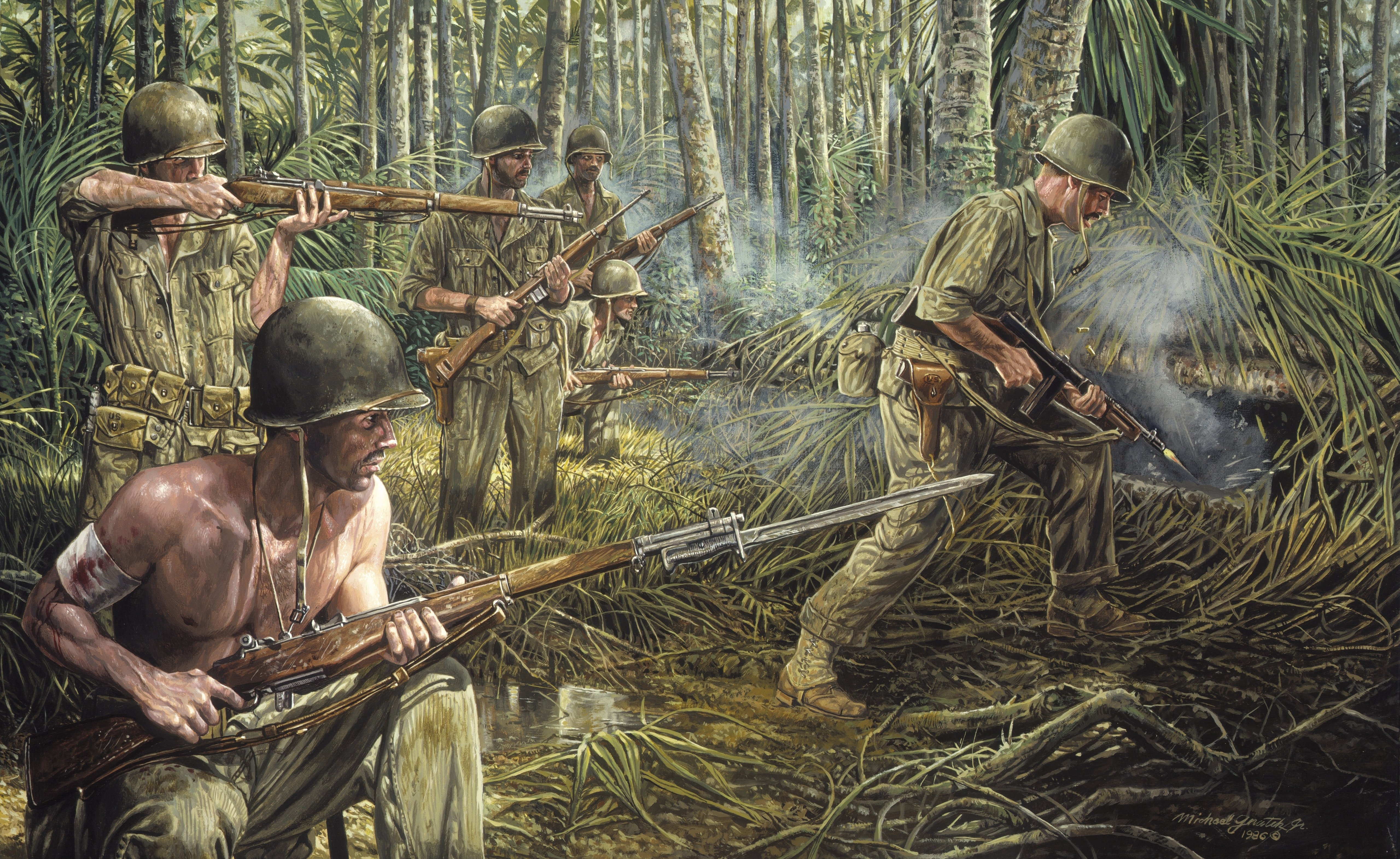 5120x3140 Vietnam War Painting - Famous Vietnam Wall Painting