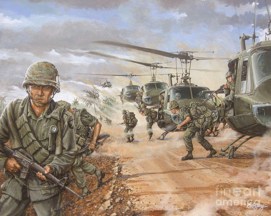 900x719 Vietnam War Paintings Fine Art America - Famous Vietnam Wall Painting