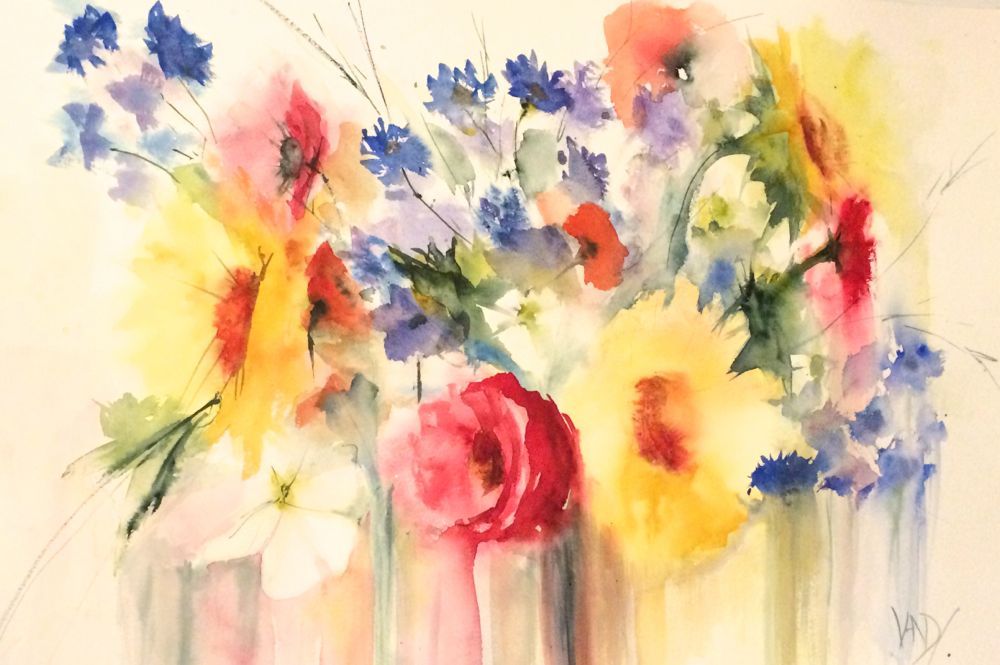 1000x665 Famous Watercolor Flower Paintings (11) Watercolor Mania - Famous Watercolor Painting