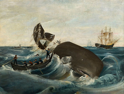 255x192 On The Water - Famous Whale Painting