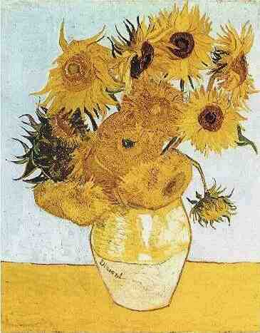 365x467 Vincent Van Gogh And Drawing Plants - Famous Yellow Flower Painting