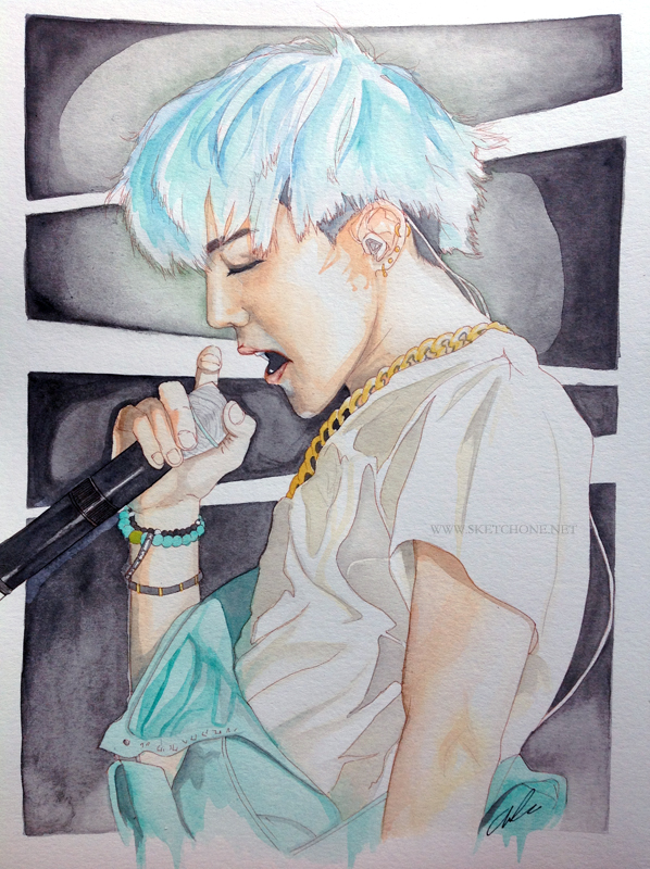 598x800 G Dragon - Fan Art Painting