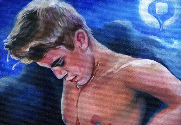 750x522 Macklemore Buys Nsfw Justin Bieber Painting See Other Weird Fan Art...