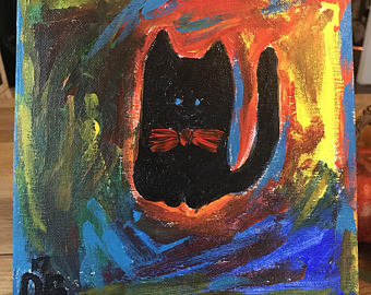 Fancy Cat Painting at PaintingValley.com | Explore collection of Fancy ...