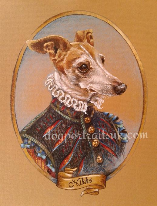 518x679 Dog Portraits Uk - Fancy Dog Painting