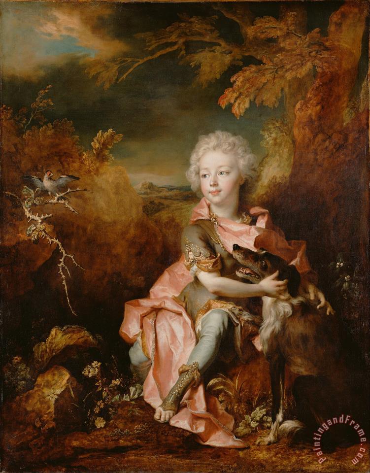 751x960 Nicolas De Largilliere Portrait Of A Boy In Fancy Dress Painting - Fancy Painting