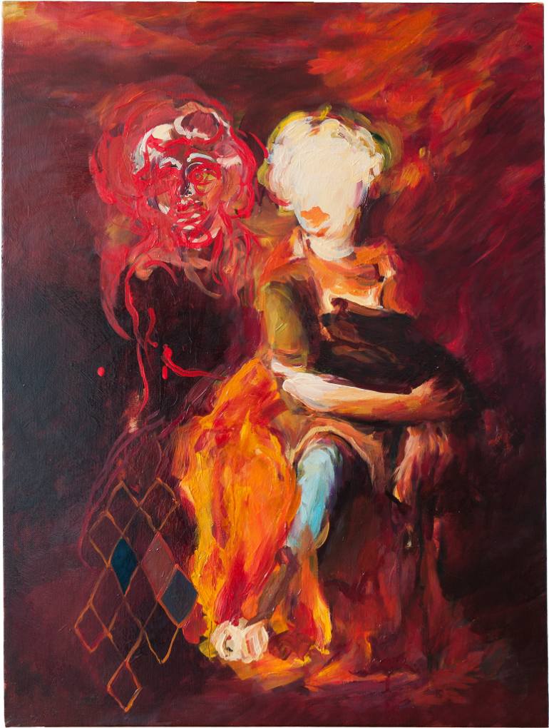 770x1020 Saatchi Art Portrait Of A Boy In Fancy Dress Painting By Witold - Fancy Painting