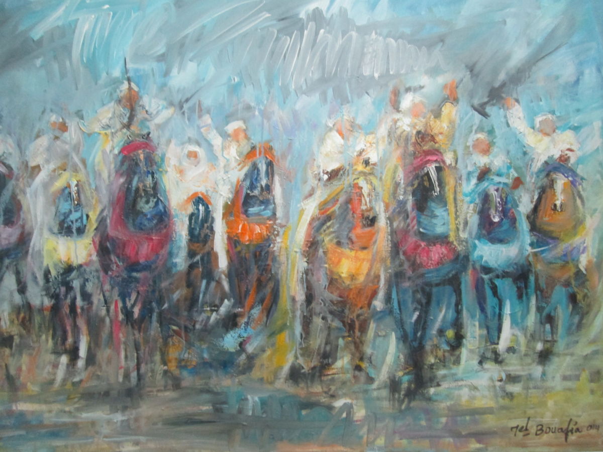 1200x900 Fantasia (Mohammed Bouafia) - Fantasia Painting