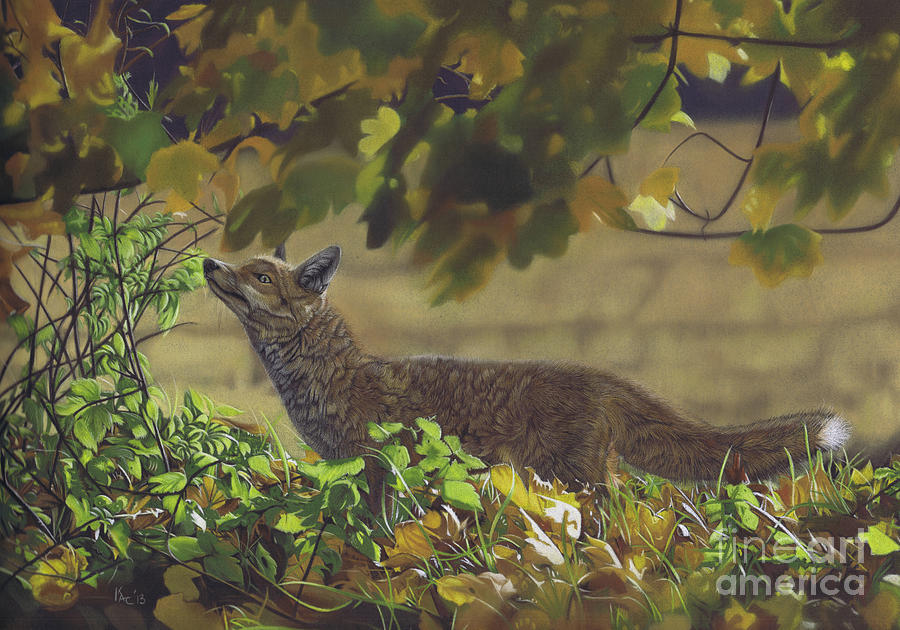 900x630 The Fantastic Mr Fox Painting By Karie Ann Cooper - Fantastic Mr Fox Painting