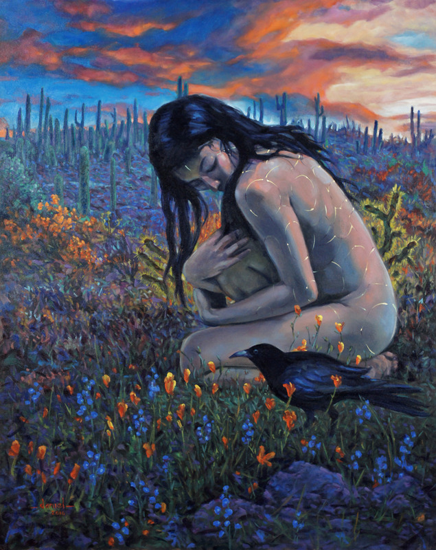 635x800 Regeneration By Daniel Miller, Canvas - Fantasy Art Painting