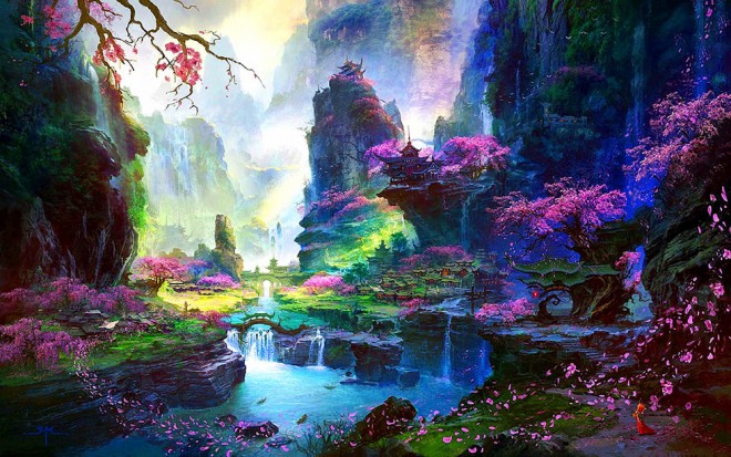 660x413 What Kind Of Painting Tools Does One Need In Order To Make These - Fantasy Art Painting