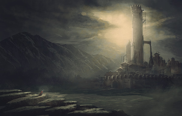 600x381 Speed Painting - Fantasy Castle Painting