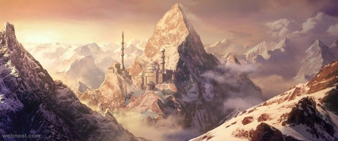 660x276 Fantasy Castle Digital Matte Painting 19 - Fantasy Castle Painting