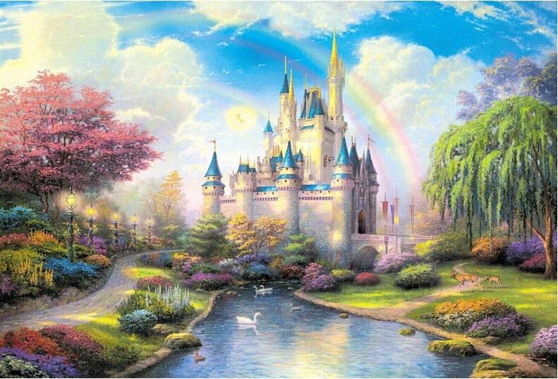 791x537 Fantasy Castle - Fantasy Castle Painting