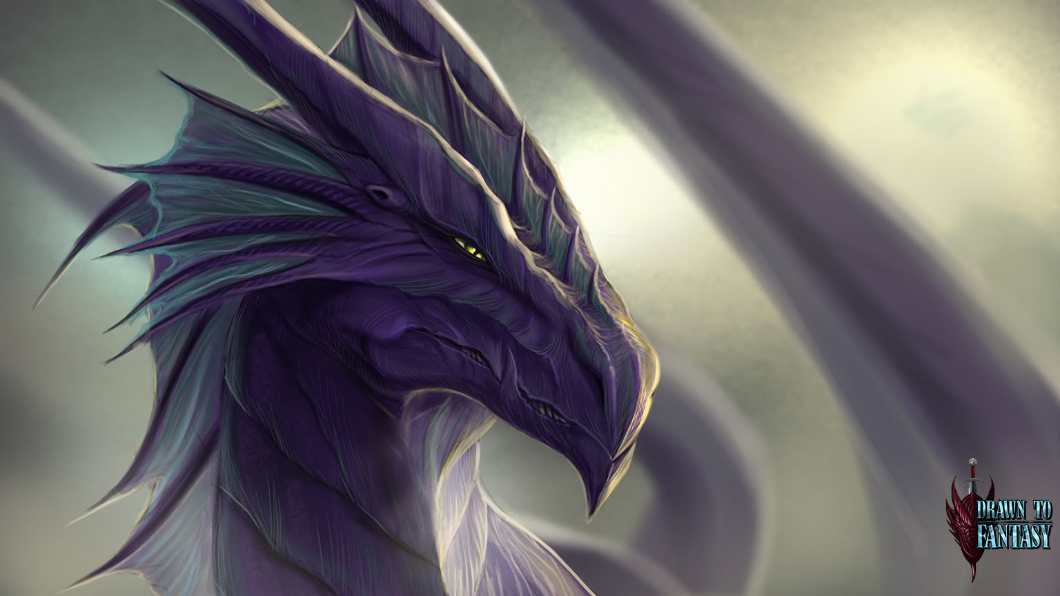 1536x864 The Protector - Fantasy Dragon Painting