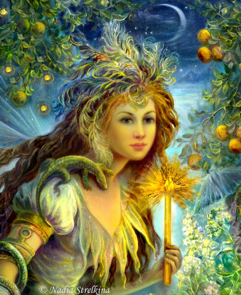 812x994 Nadia Strelkina Nadia Strelkina Josephine Wall - Fantasy Fairy Painting