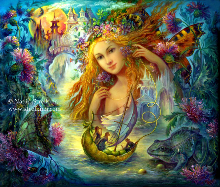 900x765 Water Faery By Fantasy Fairy Angel - Fantasy Fairy Painting