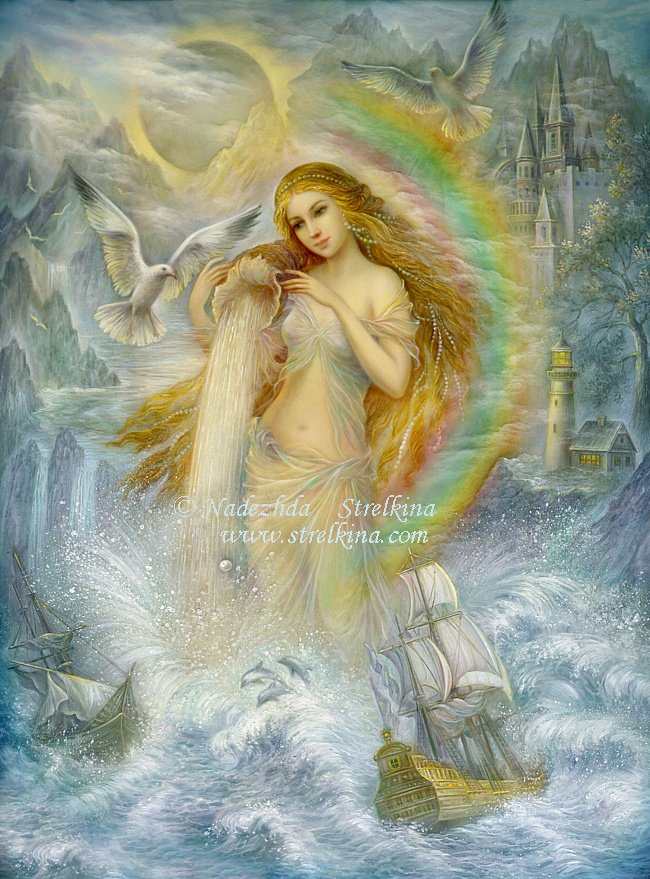 650x879 Water Leu By Fantasy Fairy Angel - Fantasy Fairy Painting
