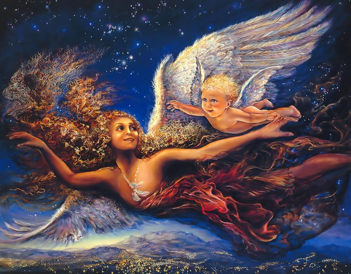 1177x918 Custom Large Mural Wallpaper Art 3d Baby Room European Oil - Fantasy Fairy Painting