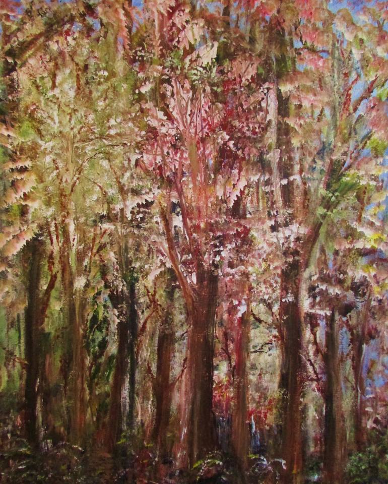 770x960 Saatchi Art Fantasy Forest Painting By Paul Van Gelder - Fantasy Forest Painting