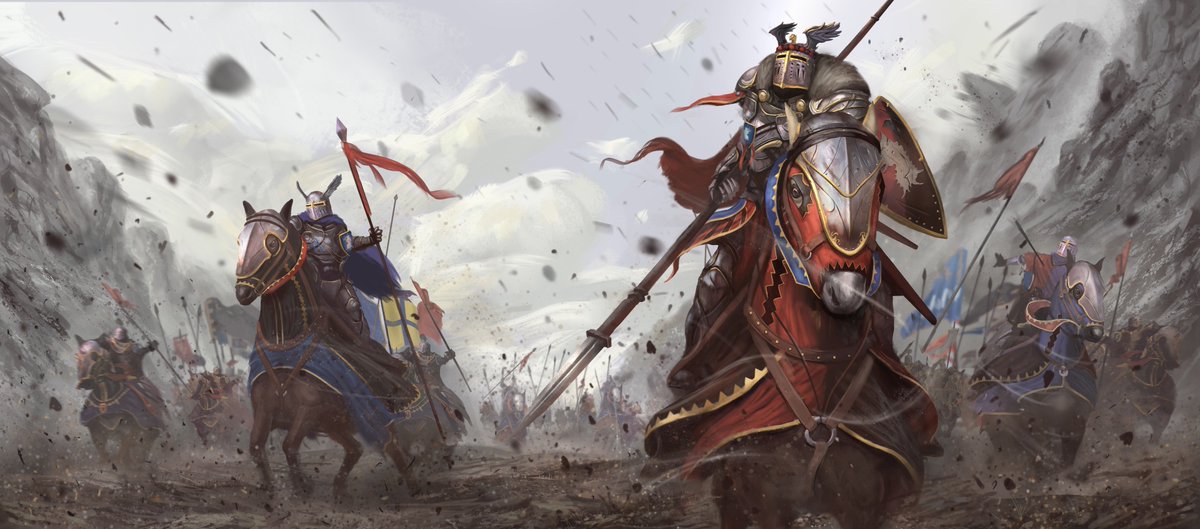 1200x529 Melvin Chan On Twitter New Painting. - Fantasy Knight Painting