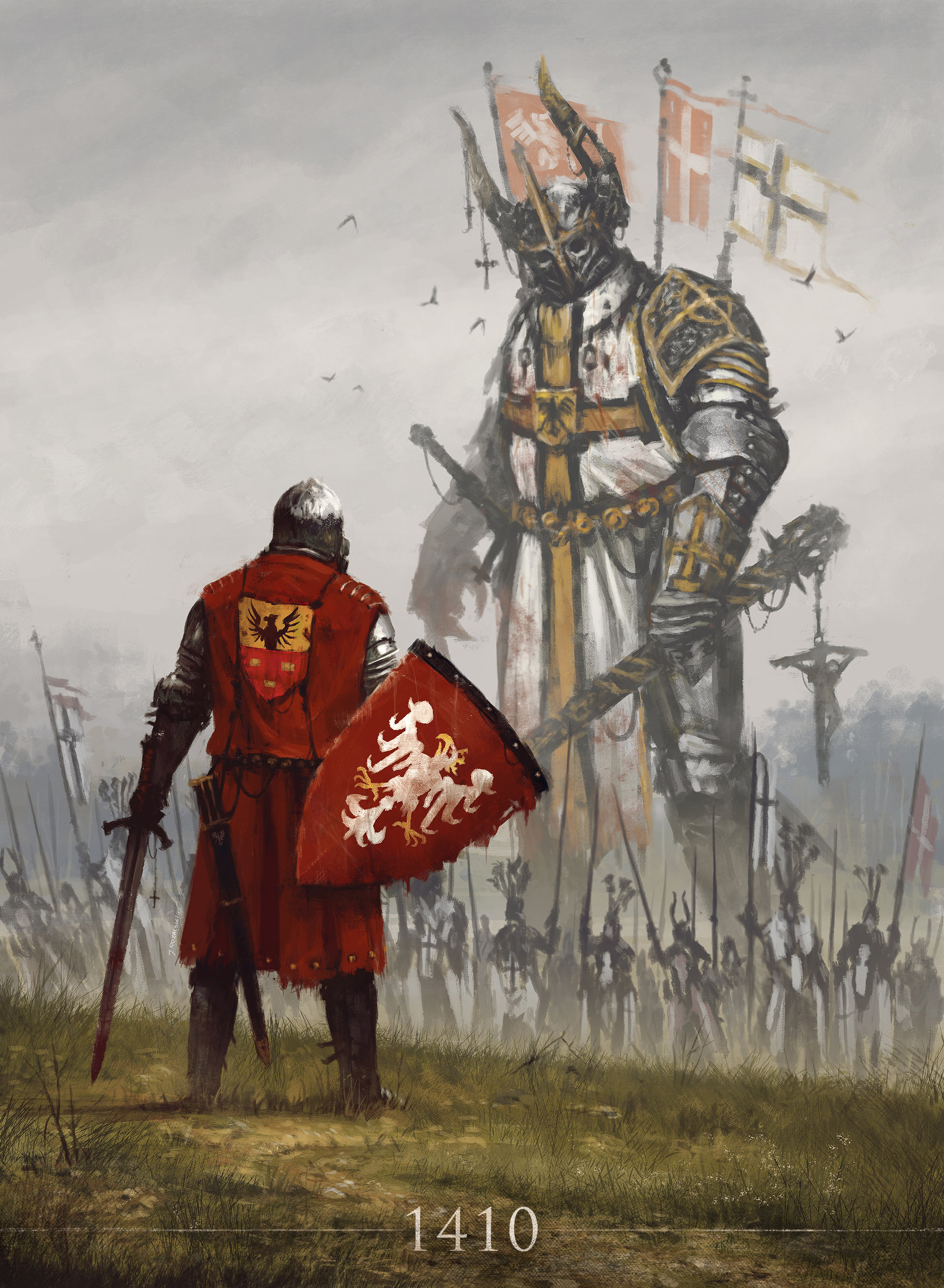 1920x2621 Artstation - Fantasy Knight Painting