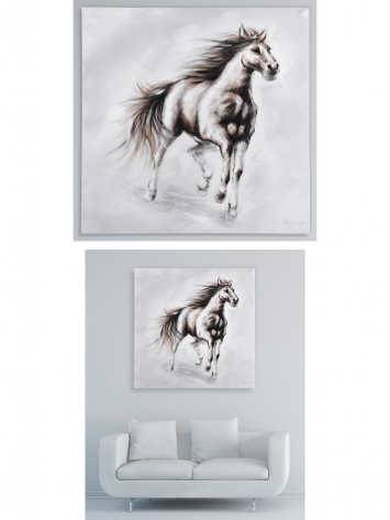 355x473 Free At Heart - Far East Collection Oil Painting