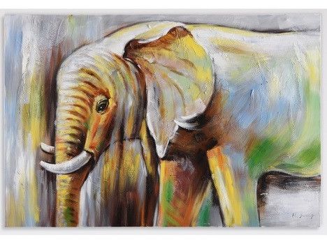 468x347 Old Bull - Far East Collection Oil Painting