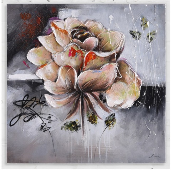 720x713 Ebluejay Still As Sweet Oil Painting From Far East Collection New - Far East Collection Oil Painting