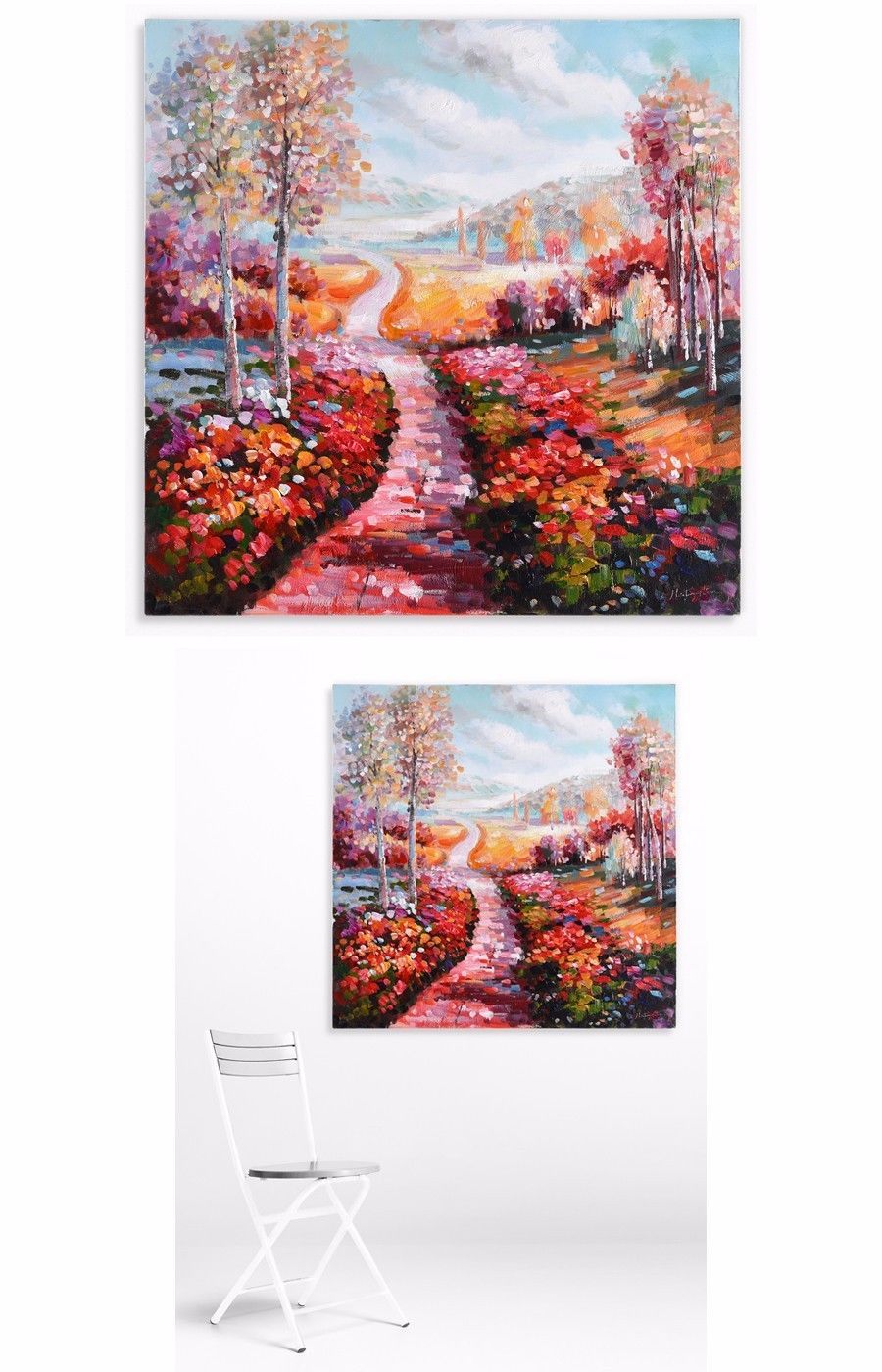 900x1400 Art The Path - Far East Collection Oil Painting