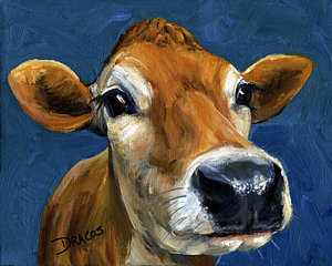 300x240 Farm Animal Paintings Fine Art America - Farm Animal Painting