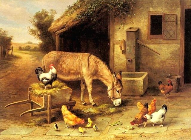 640x469 Farm Animal Paintings Painting Colorful Thewinerun - Farm Animal Painting