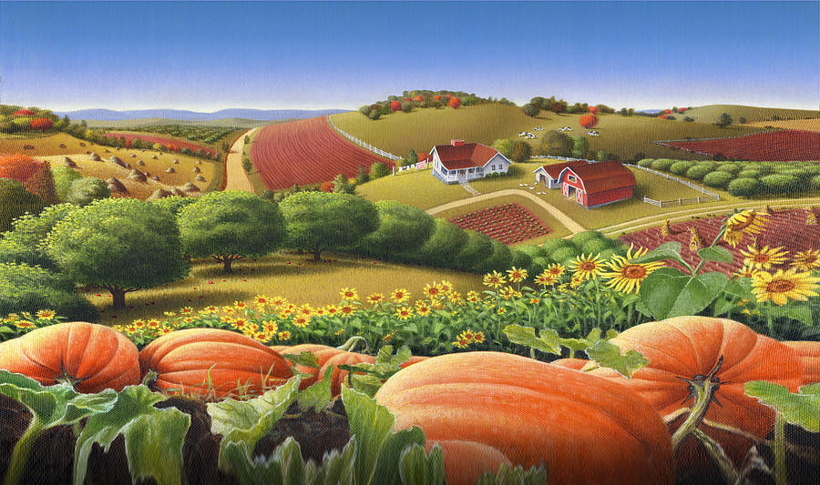 900x533 Iphone Case - Farm Landscape Painting