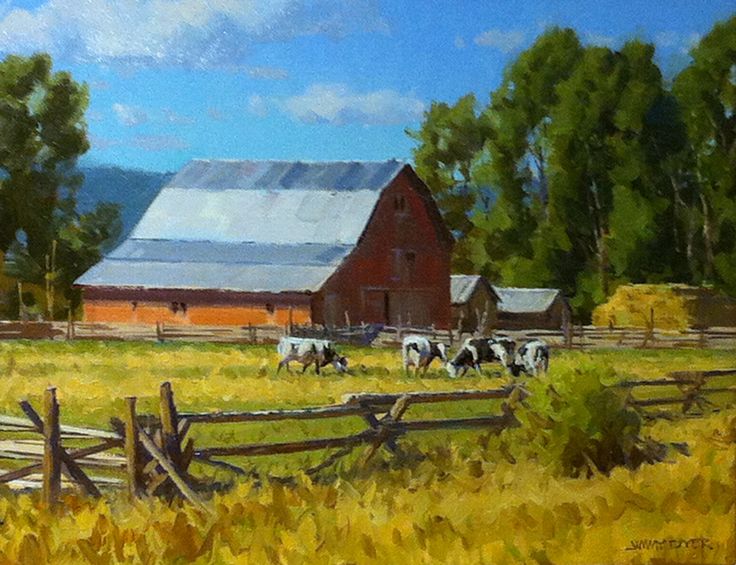 736x565 Photos Farm Landscape Paintings, - Farm Landscape Painting