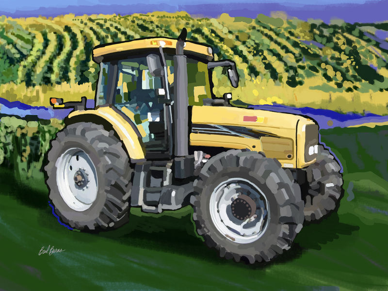 800x600 2004 Challenger Mt525b Farm Tractor - Farm Tractor Painting