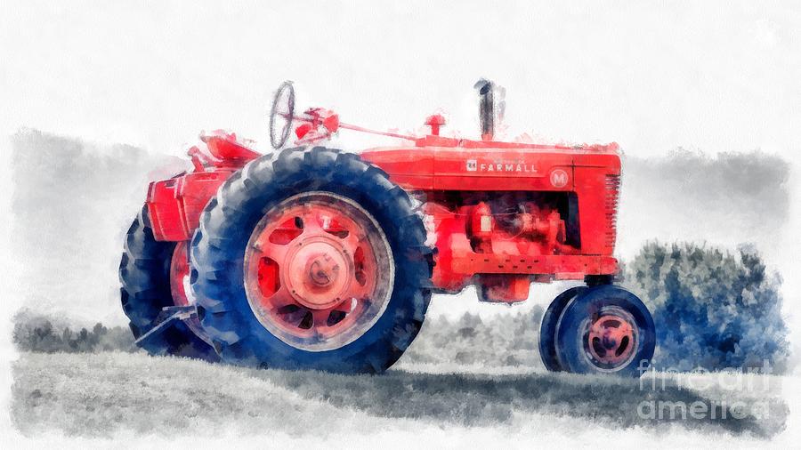 Farm Tractor Painting at Explore collection of